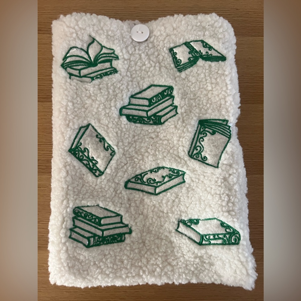 Custom Fuzzy Book Sleeve